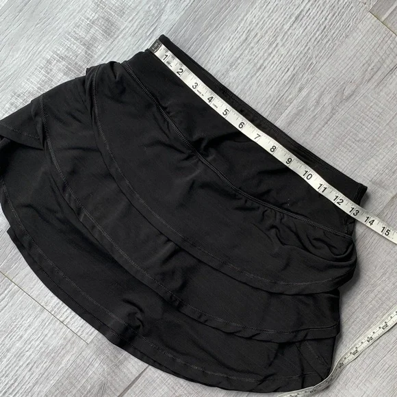 Calvin Klein Black Layered Sport Mini Skort, size XS. - Picture 13 of 14